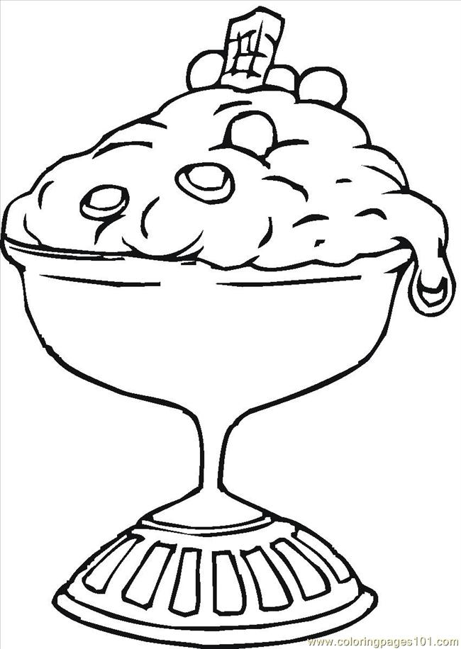 dessert coloring pages - photo #26