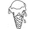 Ice Cream Melts In The Cone