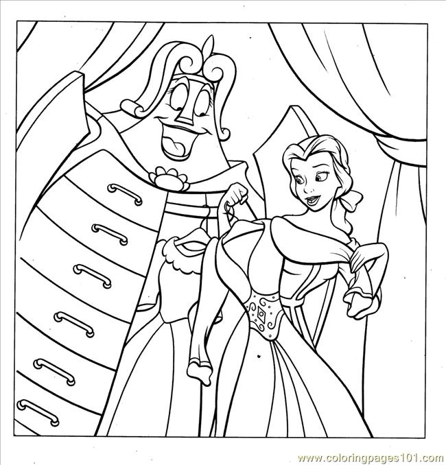 scribebem: coloring pages disney princess belle