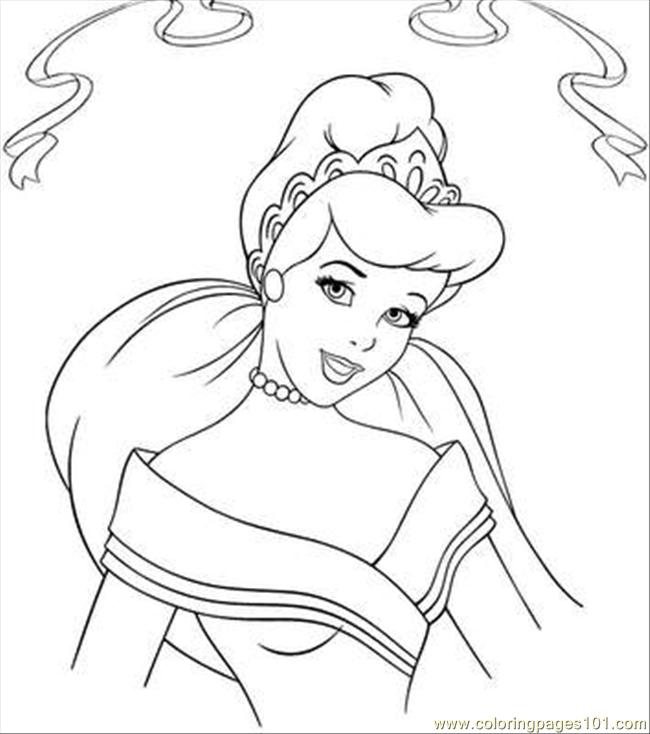 Coloring Pages Princess Coloring 3 2 (Cartoons > Disney Princess