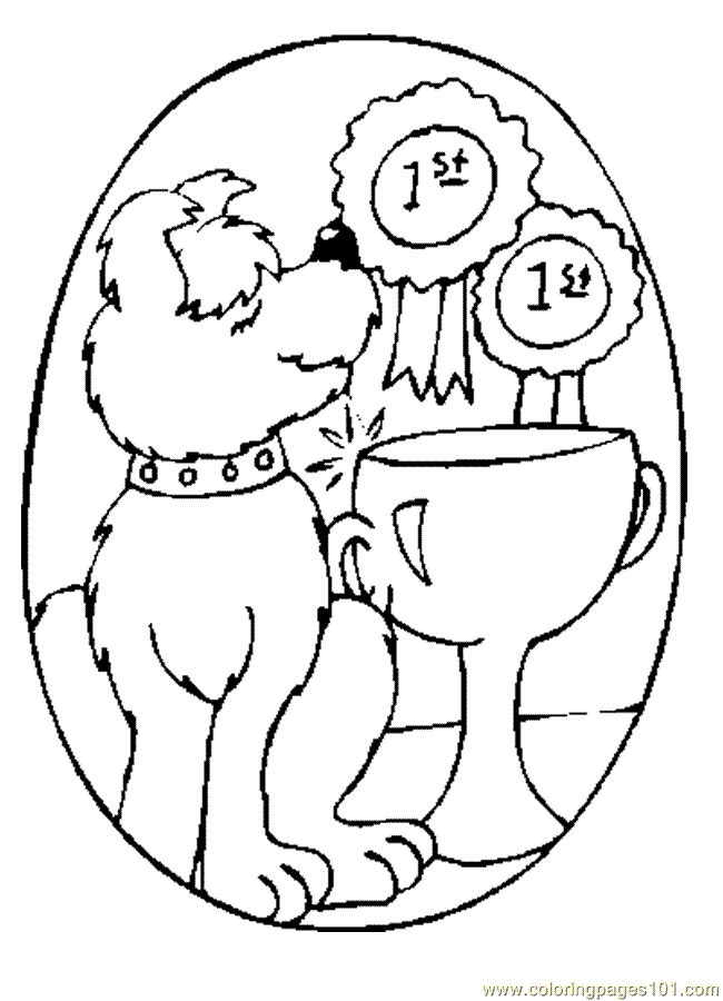 Coloring Pages Show Dog (Animals > Dogs) - free printable coloring page ...