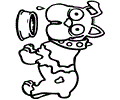 Dog Puppy Coloring Page 10