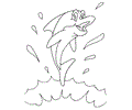 Dolphin Coloring Page 20