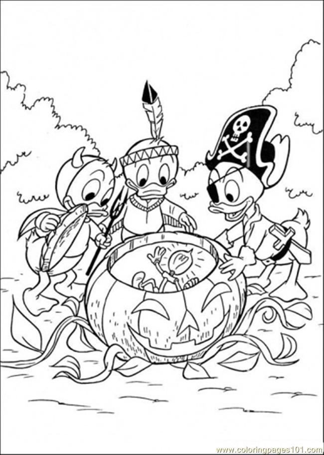 halloween cartoon coloring pages - photo #21