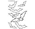 Bats Stencil Coloring Page Source Dwz