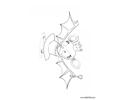 Halloween Bat Queen Coloring Page Source 9l7