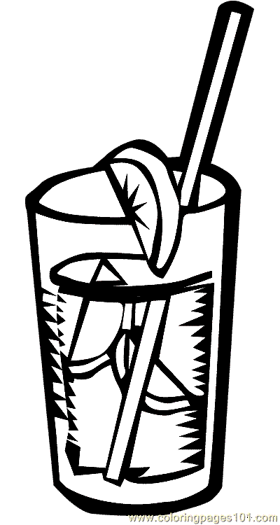 iced teas coloring pages - photo #30