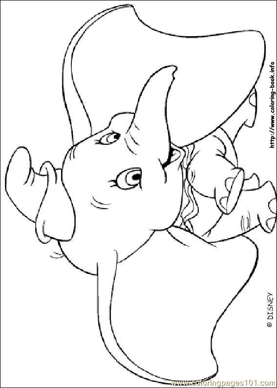 Coloring Pages Dumbo05 (Cartoons > Dumbo) - free printable coloring ...