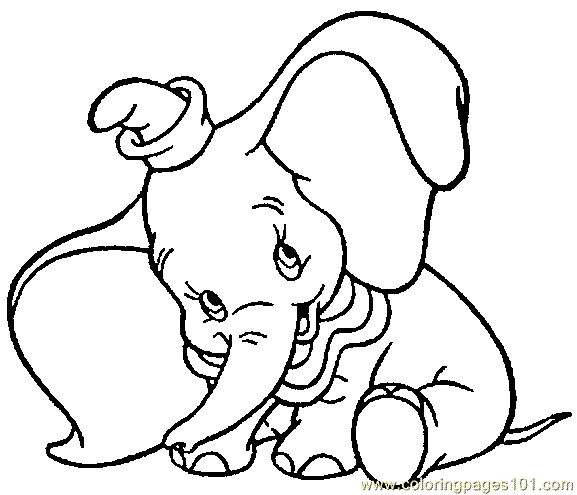 Coloring Pages Dumbo 06 (Cartoons > Dumbo) - free printable coloring ...