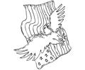 Of July Eagle Flag