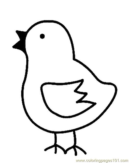 baby easter chicks coloring pages - photo #34