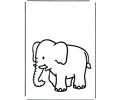 Coloring Pages Elephant B658