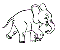 Elephant Coloring Page 10