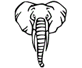 Elephant Coloring Page 16