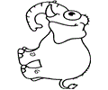 Elephant Coloring Page 21