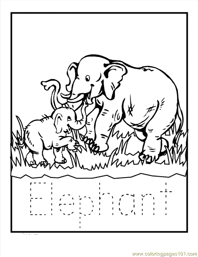 safari animal coloring pages free - photo #27