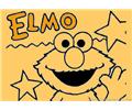 Elmo Coloring Pages Med