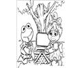 Riend Go Picnic Coloring Page