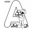 Table Elmo Coloring Pages Lrg