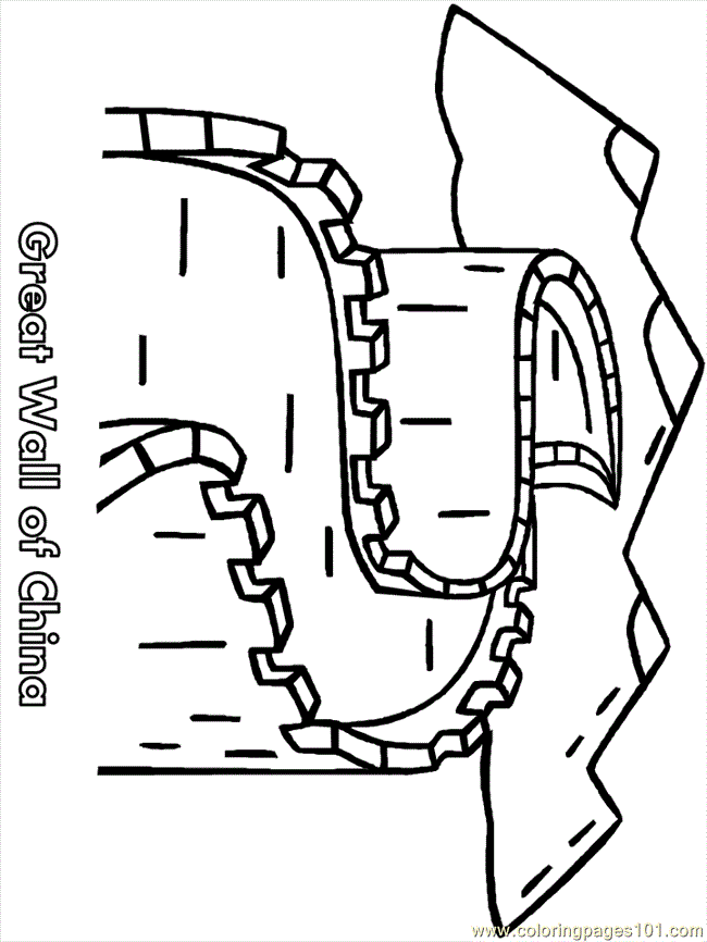 free printable coloring image Wall