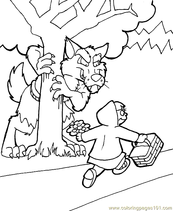 fairy tale coloring pages free download - photo #49