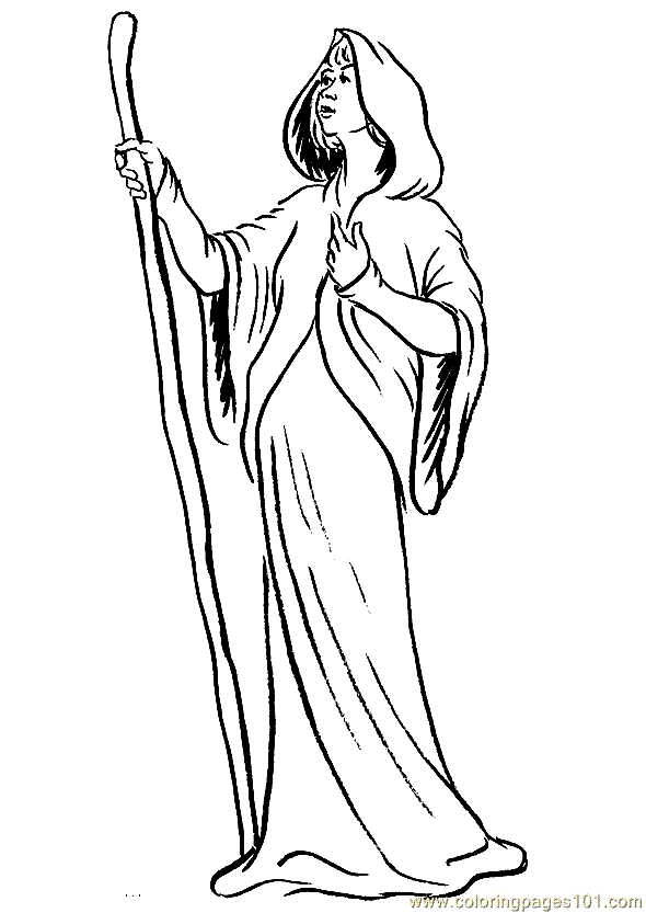 warlock wizard coloring pages - photo #18