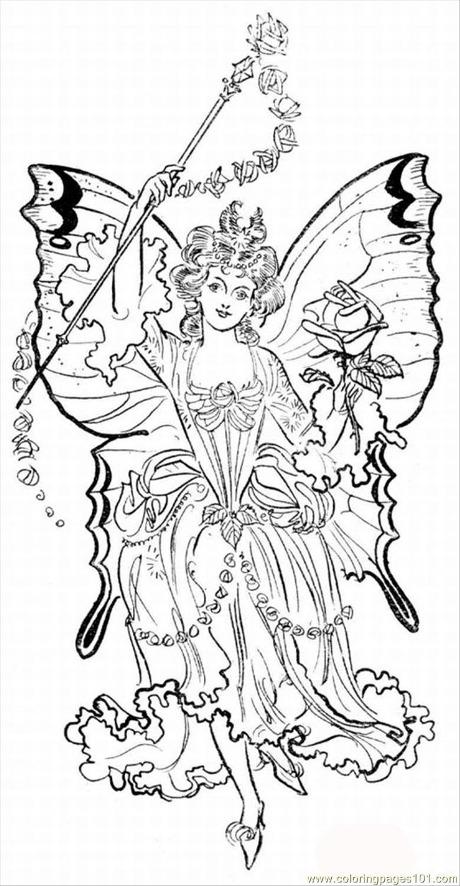 fairy coloring sheets for adults