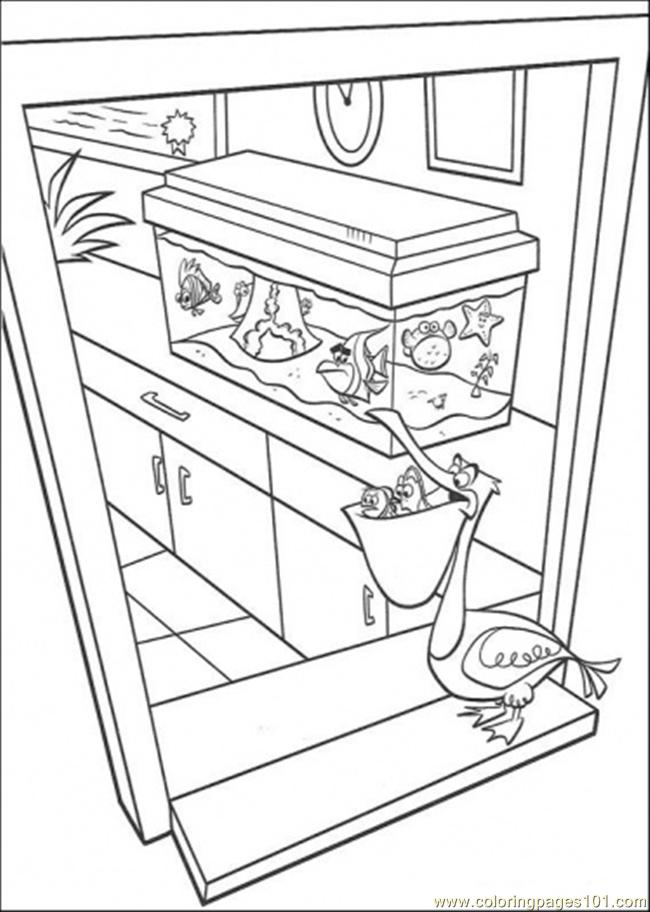 free printable coloring image Merlin Found Nemo