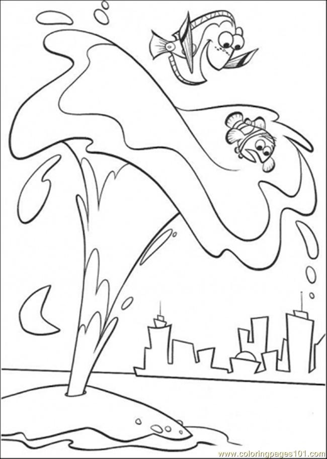 free printable coloring image Thank You Whale