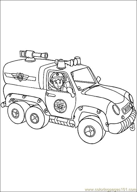 Coloring Pages Fireman Sam 03 (Cartoons &gt; Fireman Sam