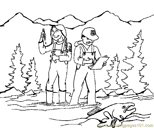 habitats coloring pages for kids - photo #9