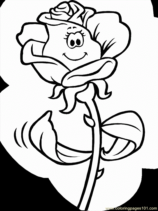 Coloring Pages Flower Coloring Pages 17 (Natural World > Flowers