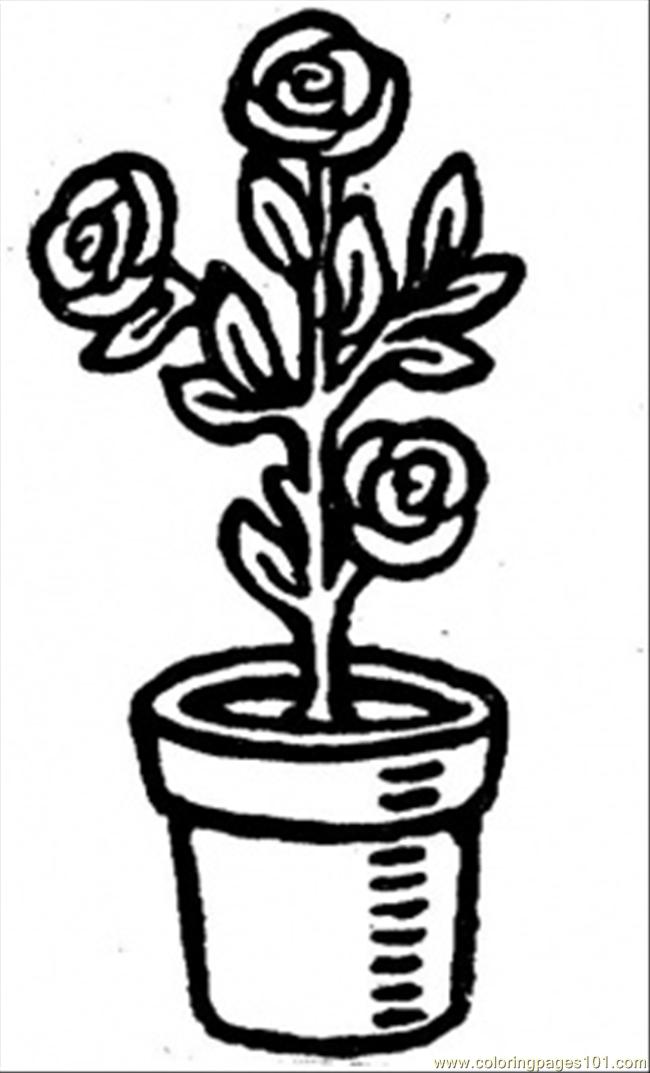 coloring pages of flowers and roses. Color this Page Online! free
