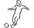 Girl Plays Football