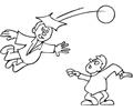 Students Are Playing Football