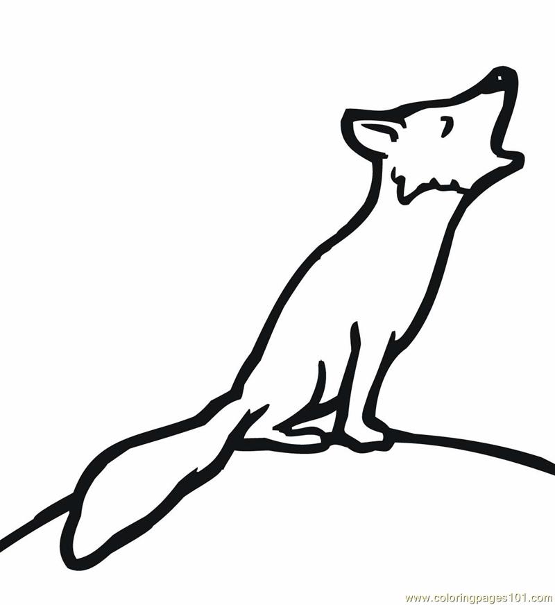 Coloring Pages Fox (Mammals > Fox) - free printable coloring page online