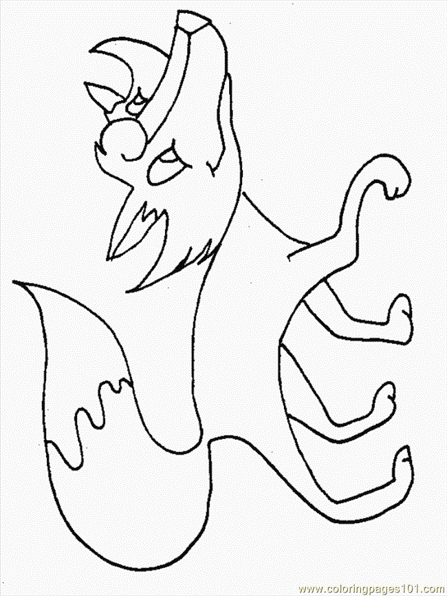 Coloring Pages Fox (Cartoons > Fox) - free printable coloring page online