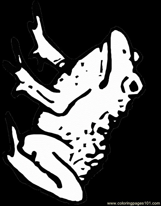 free printable coloring image Frogs05