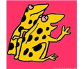 Two Frogs Coloring Page