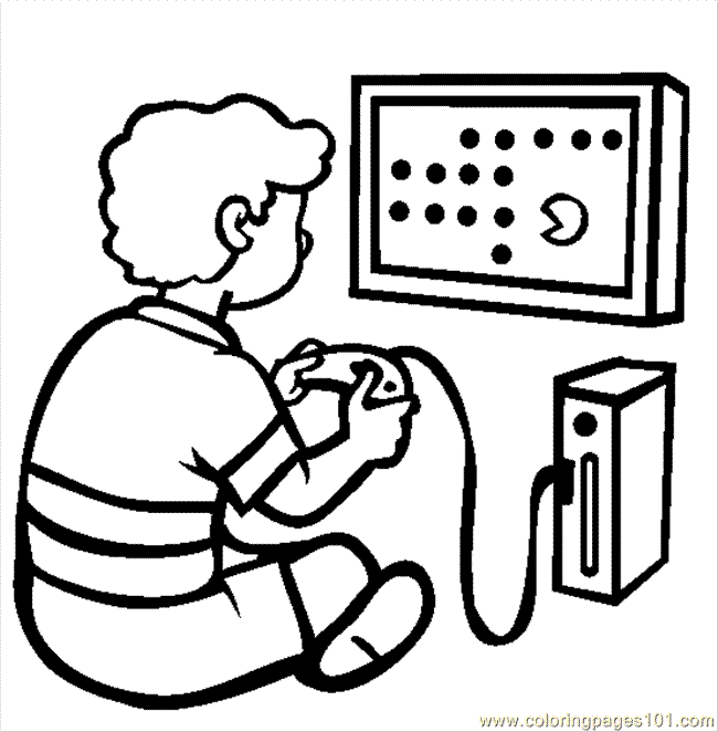 game girl coloring pages - photo #34