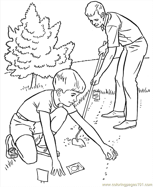 garden coloring pages - photo #48