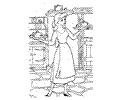 Woman Is Cooking
