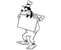 Goofy Coloring Page 01