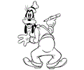 Goofy Coloring Page 09