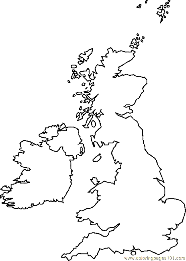 uk map coloring pages - photo #3