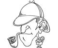 Sherlock Holmes With Pipe