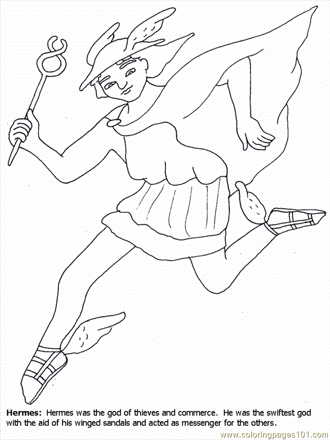 Coloring Pages Greek Mythology (Mythical Creatures > Greek Mythology ...