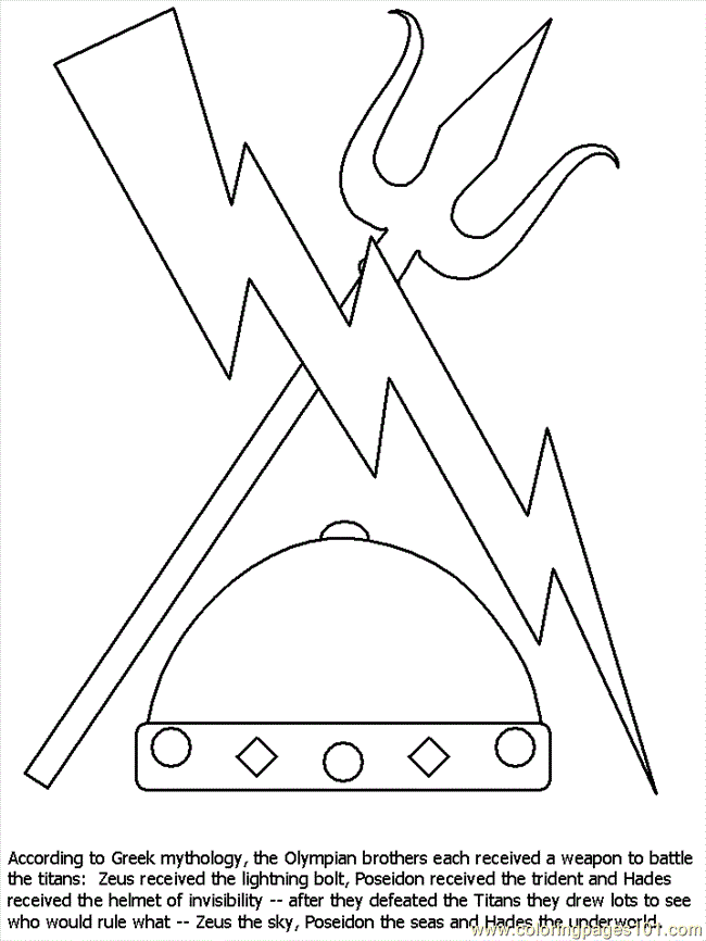 hades symbol greek mythology in coloring pages - photo #20