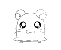 Hamtaro Coloring Page 07