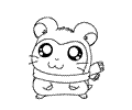 Hamtaro Coloring Page 10